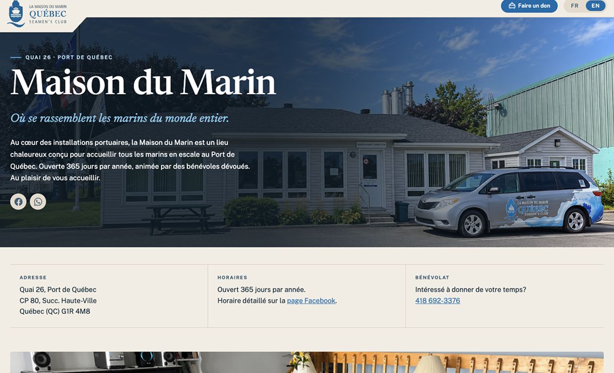 Image: Maison du marin Québec